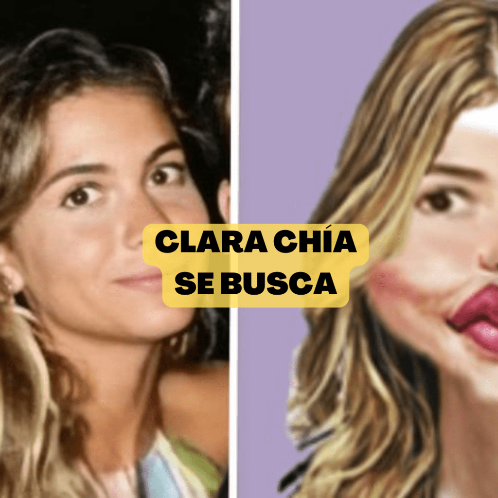 Se Busca a Clara Chía Piqué enojado con caricatura
