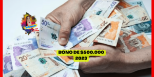 Bono de $500.000 quien lo recibirá 2023