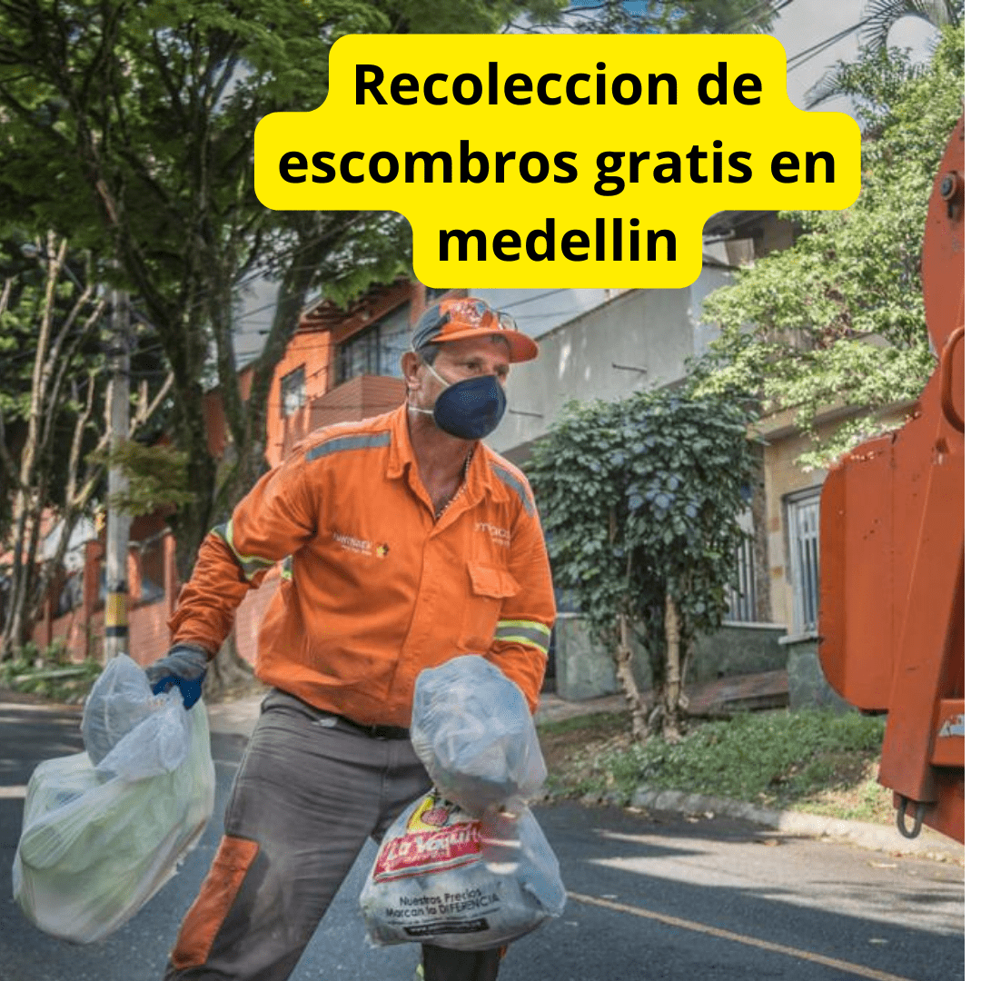 Recolección de escombros gratis en Medellín