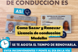 Renueve así su licencia de conducción en Medellín