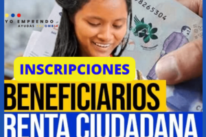 Inscripciones Renta Ciudadana pagos de $1.000.000