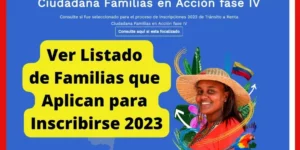 Nuevo Link de Listados de Inscripción renta Ciudadana 2023