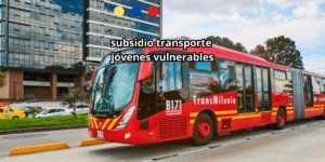 Subsidio de Transporte a Jóvenes Vulnerables 2023