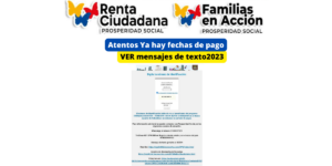 Mensajes de Texto: Confirman pago de Renta Ciudadana de septiembre 2023