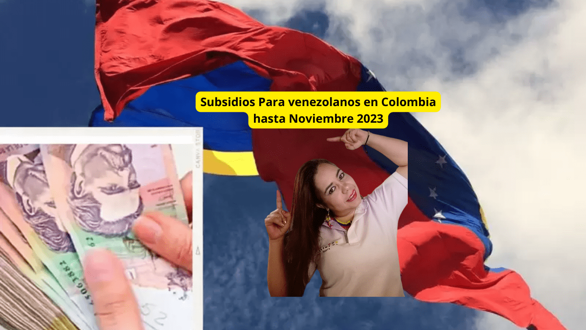 subsidios para venezolanos hasta noviembre 2023