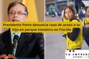 Presidente Petro denuncia caso de acoso a su hija en parque temático en Florida