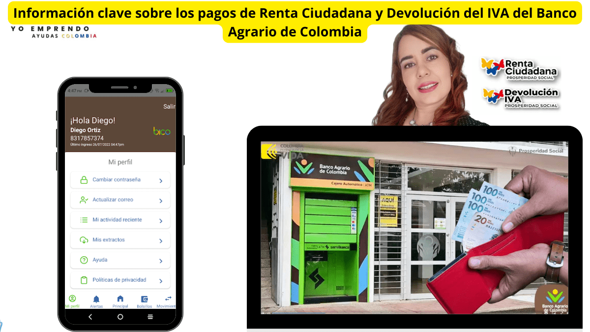 En este momento estás viendo Banco Agrario info de pagos de Renta Ciudadana y Devolución del IVA