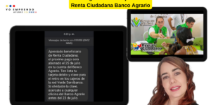 Metodos Pagos de Renta Ciudadana y Beneficiarios de Devolución de IVA Banco agrario -Bico