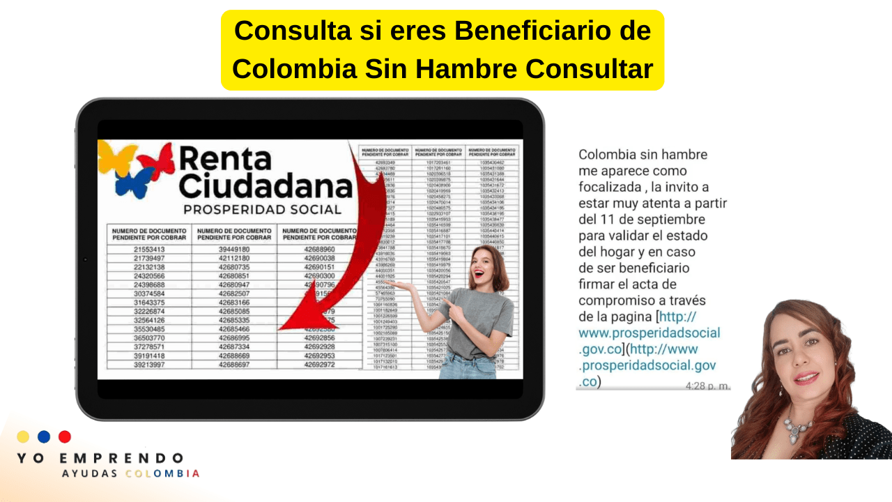 En este momento estás viendo Colombia Sin Hambre consulta tu inscripción ¿Eres Beneficiario? Descúbrelo Aquí