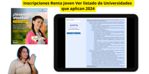 Inscripciones REnta Joven Prosperidad Social ver universidades Convenio