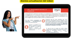 Se Actualiza el sisbén a 6.0 Atentos Grupos A,b,c,d