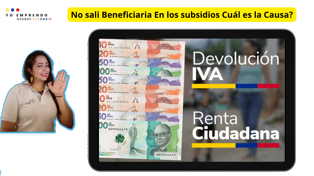 En este momento estás viendo ¿Por qué no salí beneficiada en la Renta Ciudadana o en la Devolución del IVA?