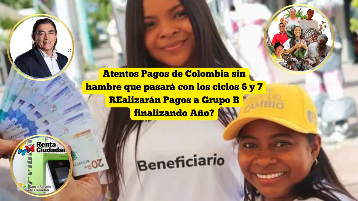 En este momento estás viendo ¿Cuándo inicia el pago de Renta Ciudadana? Pagos de Colombia sin hambre que pasará con los ciclos 6 y 7👇