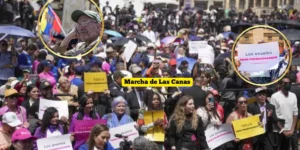 La Marcha de la Revolución de las Canas en Bogotá: Defensa de la Reforma Pensional y los Derechos Humanos