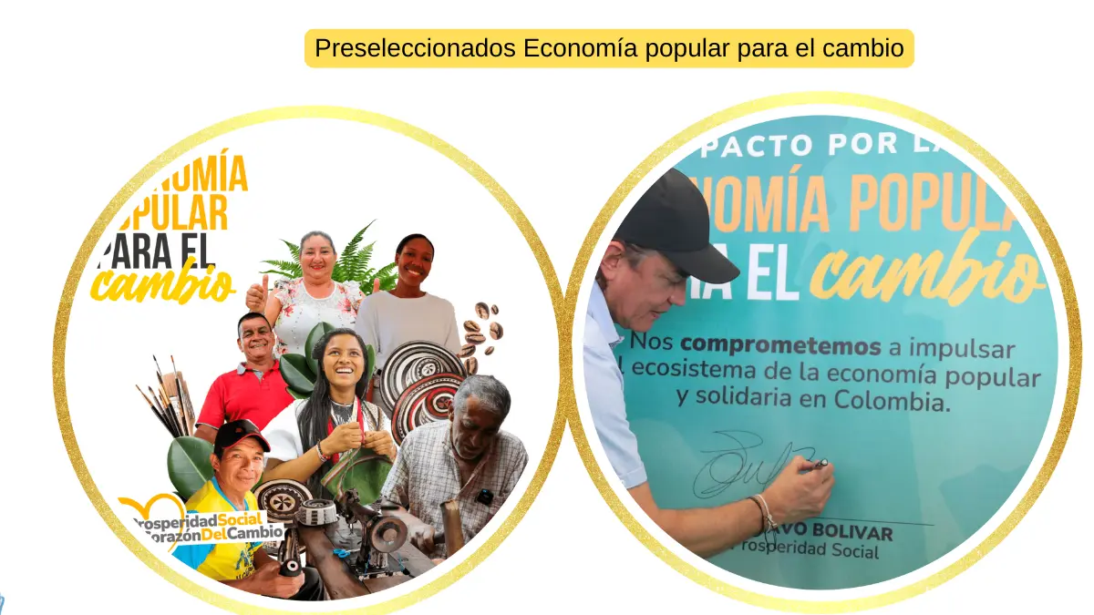 Preseleccionados Economía popular para el cambio