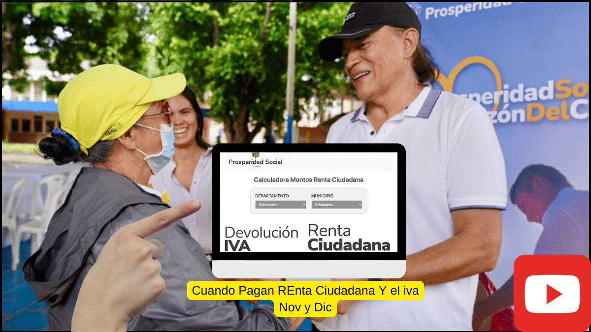 En este momento estás viendo ¿Para Cuándo El Pago Renta Ciudadana y Devolución Iva en Noviembre 2024?