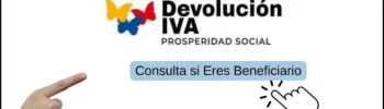 Devolución Iva Consulta si eres Beneficiario