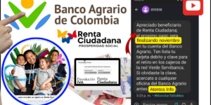 ¿Mensaje de texto para el pago de Renta Ciudadana es real? | Banco Agrario Aclara