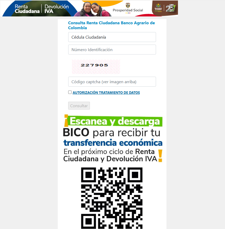 Consultar giros Banco Agrario